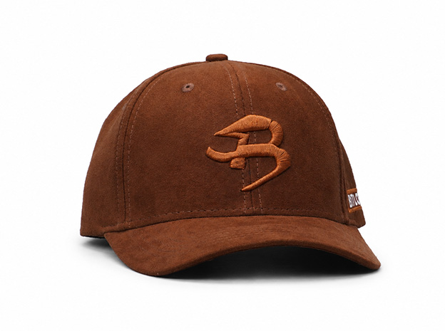 BITLOMO SIGNATURE LOGO SUEDE CAP