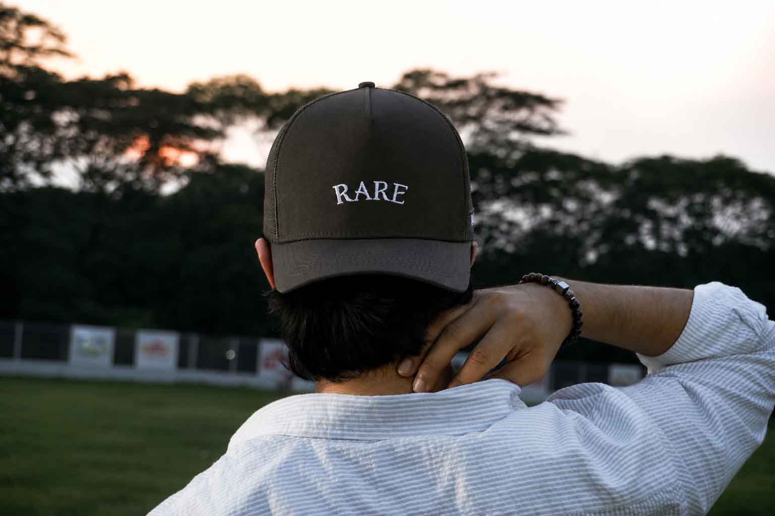 RARE HIGH CROWN TRUCKER CAP