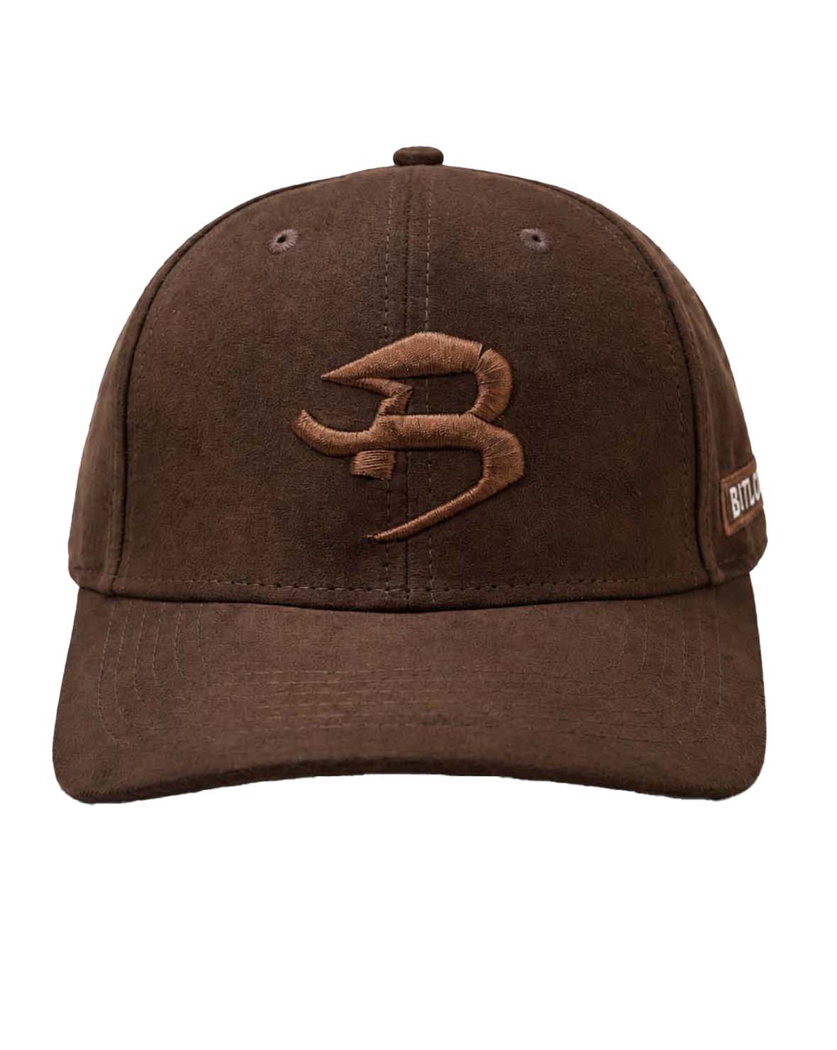 BITLOMO SIGNATURE LOGO SUEDE CAP